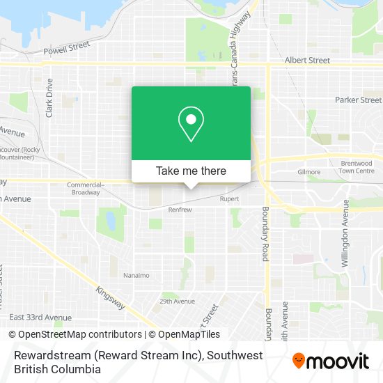 Rewardstream (Reward Stream Inc) map