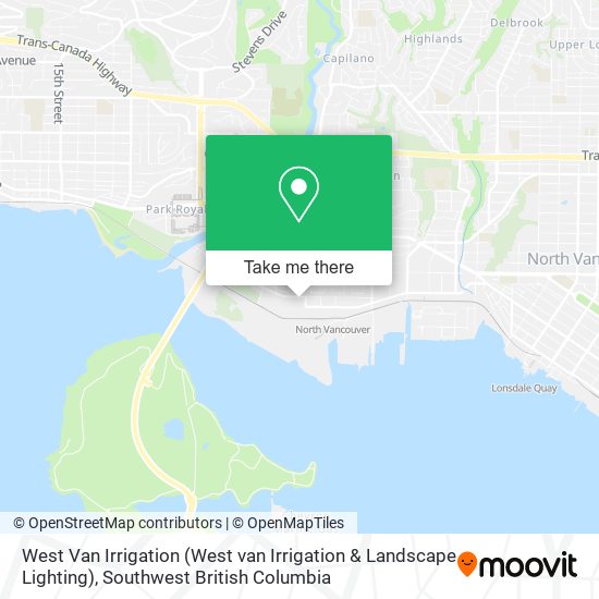 West Van Irrigation (West van Irrigation & Landscape Lighting) map