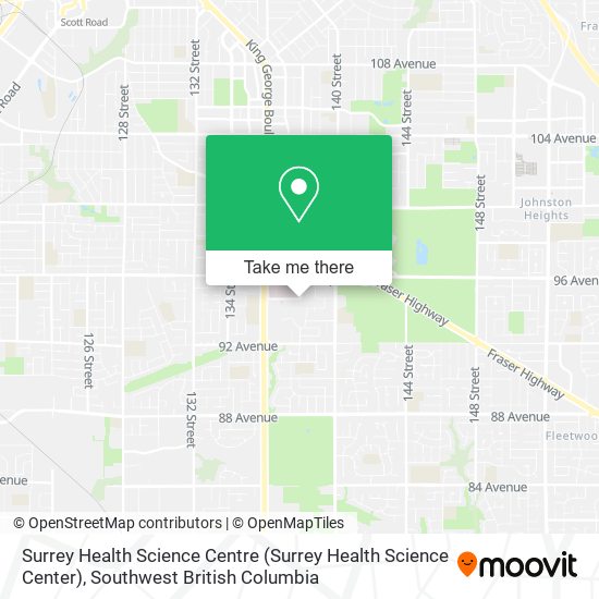 Surrey Health Science Centre plan