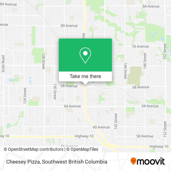 Cheesey Pizza map