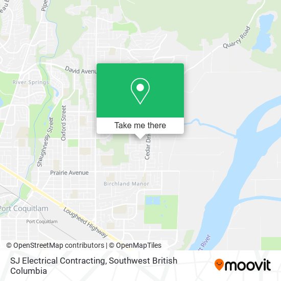 SJ Electrical Contracting map