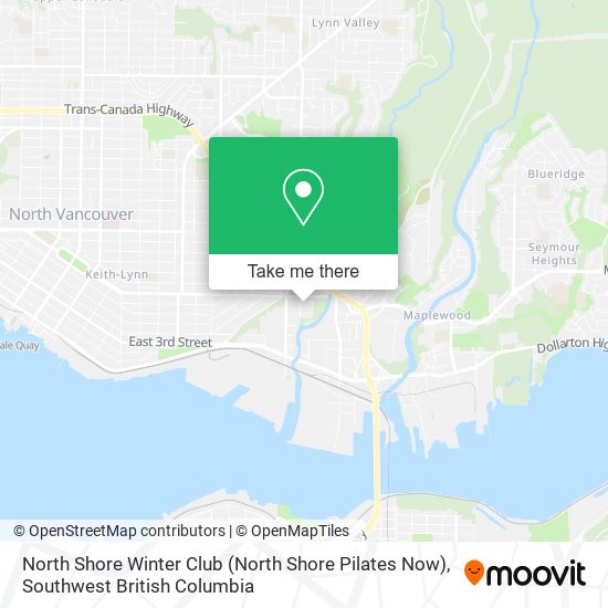 North Shore Winter Club (North Shore Pilates Now) map
