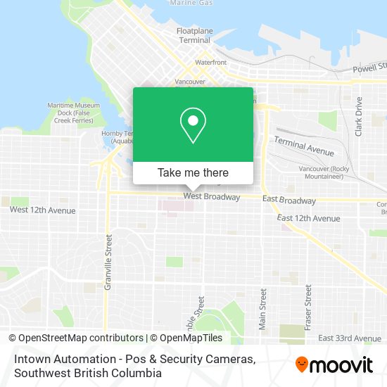 Intown Automation - Pos & Security Cameras map