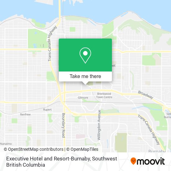 Executive Hotel and Resort-Burnaby plan