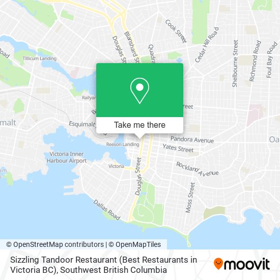 Sizzling Tandoor Restaurant (Best Restaurants in Victoria BC) plan