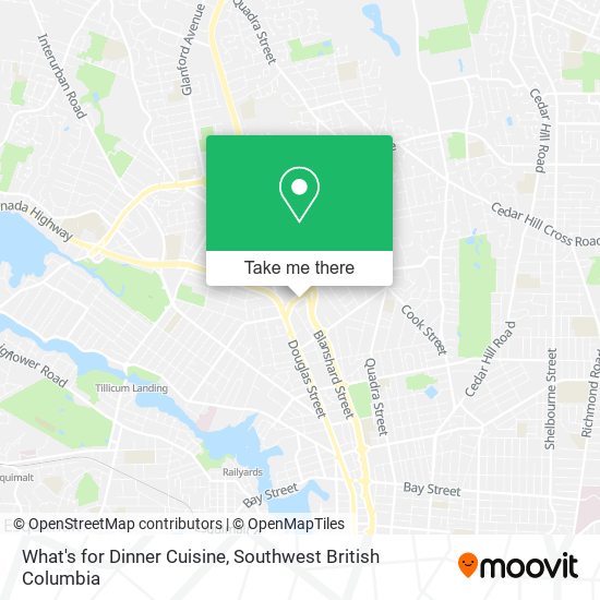 What's for Dinner Cuisine map