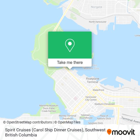 Spirit Cruises (Carol Ship Dinner Cruises) map