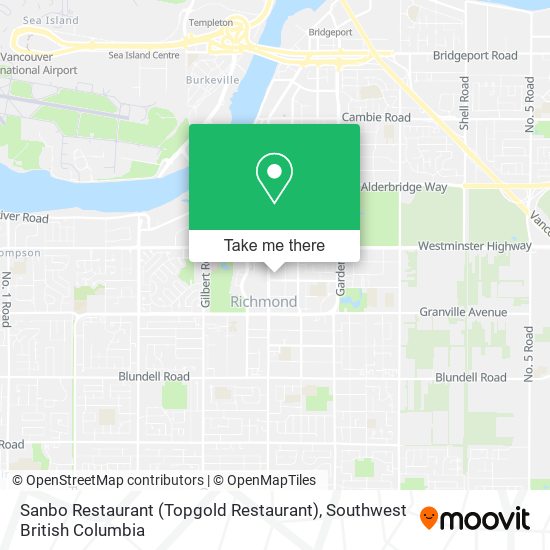 Sanbo Restaurant (Topgold Restaurant) map