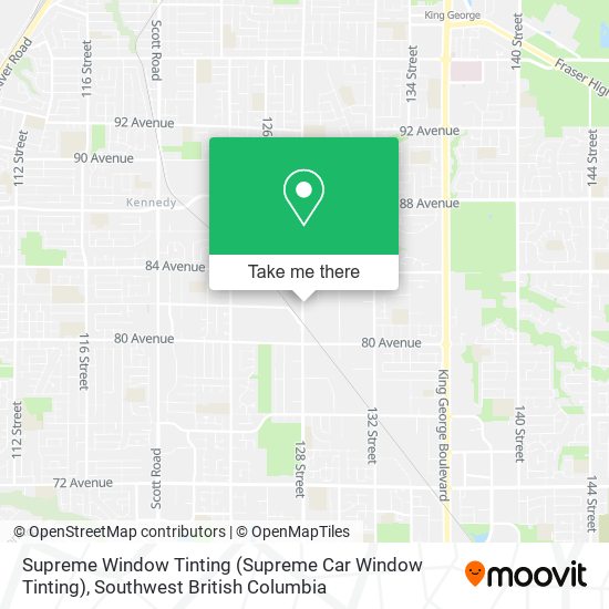 Supreme Window Tinting map