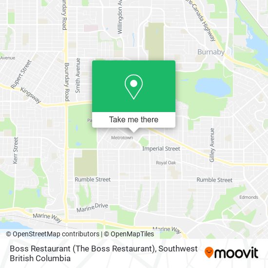 Boss Restaurant (The Boss Restaurant) plan
