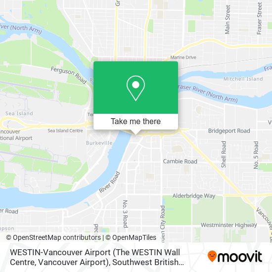WESTIN-Vancouver Airport (The WESTIN Wall Centre, Vancouver Airport) map