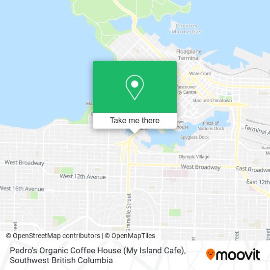 Pedro's Organic Coffee House (My Island Cafe) plan