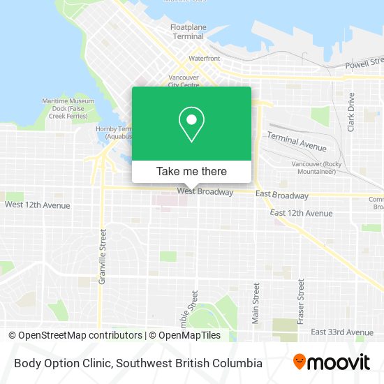 Body Option Clinic map