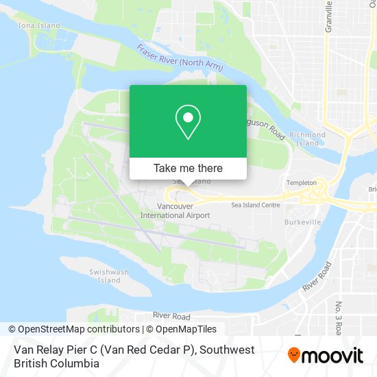 Van Relay Pier C (Van Red Cedar P) map