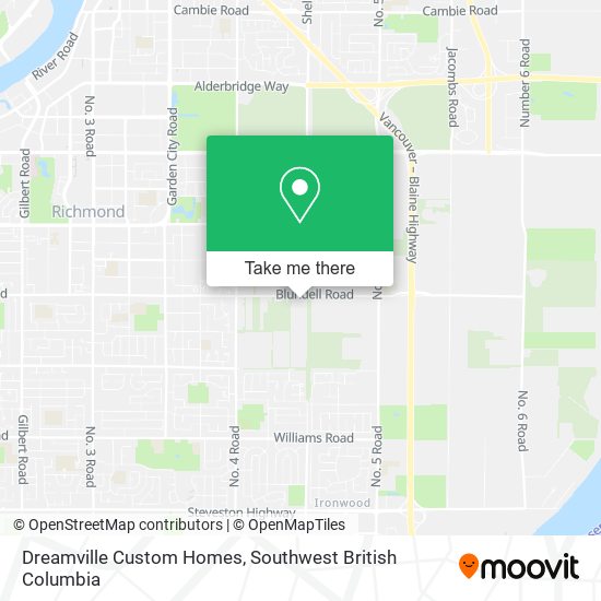 Dreamville Custom Homes map