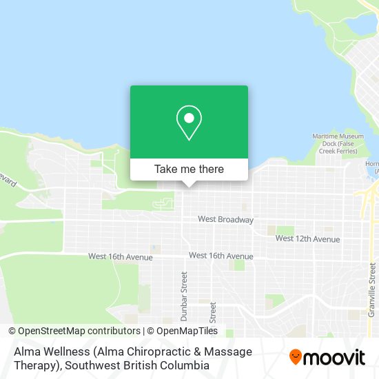 Alma Wellness (Alma Chiropractic & Massage Therapy) map