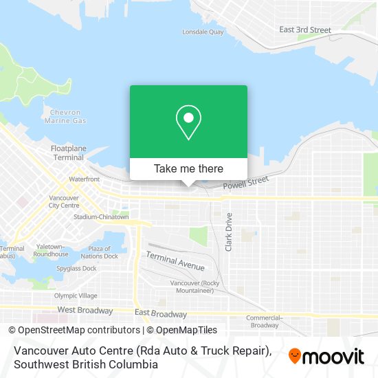 Vancouver Auto Centre (Rda Auto & Truck Repair) map