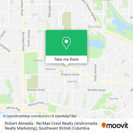 Robert Almeida - Re / Max Crest Realty (Andromeda Realty Marketing) map
