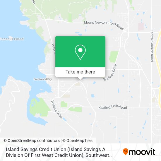 Island Savings Credit Union (Island Savings A Division Of First West Credit Union) map