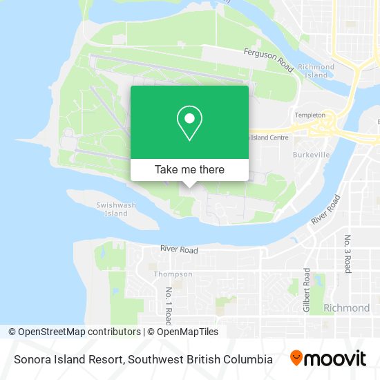 Sonora Island Resort map