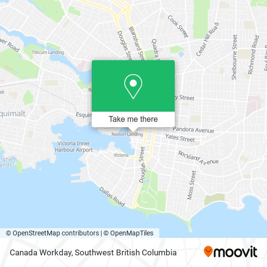 Canada Workday map