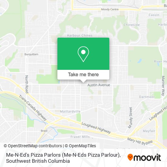 Me-N-Ed's Pizza Parlors (Me-N-Eds Pizza Parlour) map