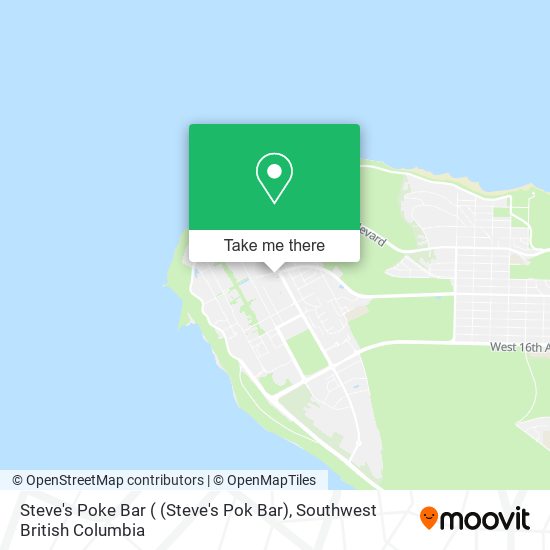 Steve's Poke Bar ( (Steve's Pok Bar) plan