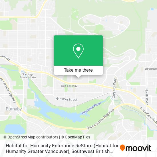 Habitat for Humanity Enterprise ReStore (Habitat for Humanity Greater Vancouver) plan