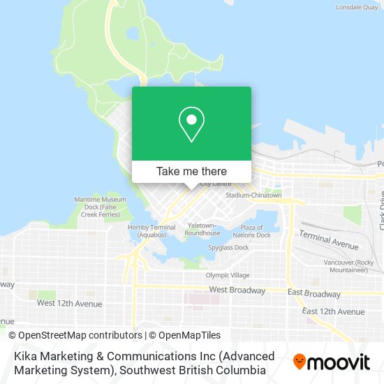 Kika Marketing & Communications Inc (Advanced Marketing System) map