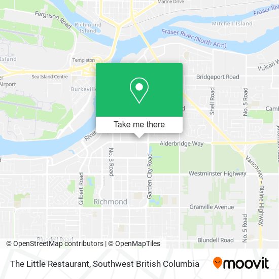 The Little Restaurant map