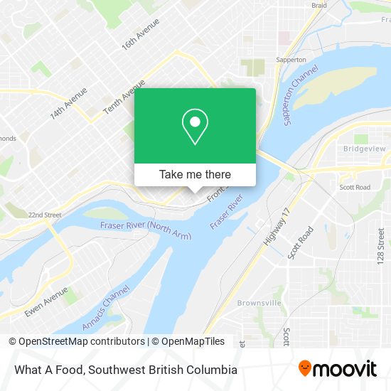 What A Food map