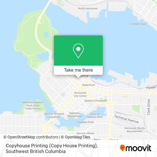 Copyhouse Printing (Copy House Printing) map