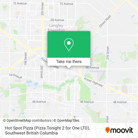 Hot Spot Pizza (Pizza Tonight 2 for One LTD) map