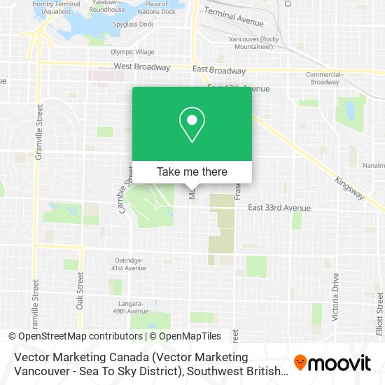 Vector Marketing Canada (Vector Marketing Vancouver - Sea To Sky District) map