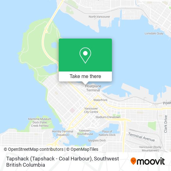 Tapshack (Tapshack - Coal Harbour) plan