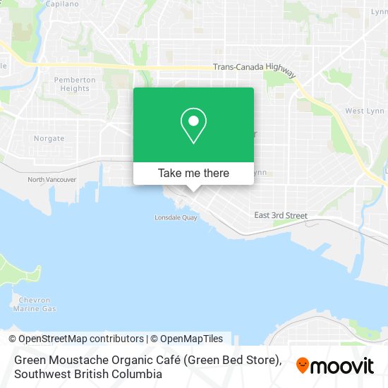 Green Moustache Organic Café (Green Bed Store) map