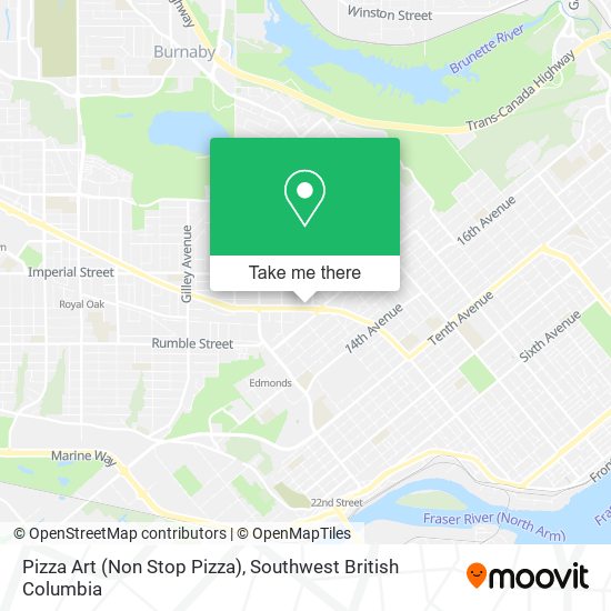 Pizza Art (Non Stop Pizza) map