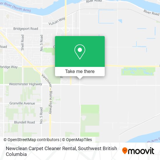 Newclean Carpet Cleaner Rental map