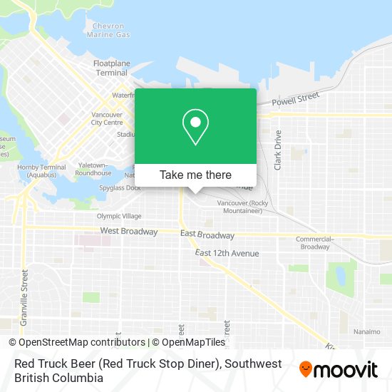 Red Truck Beer (Red Truck Stop Diner) map