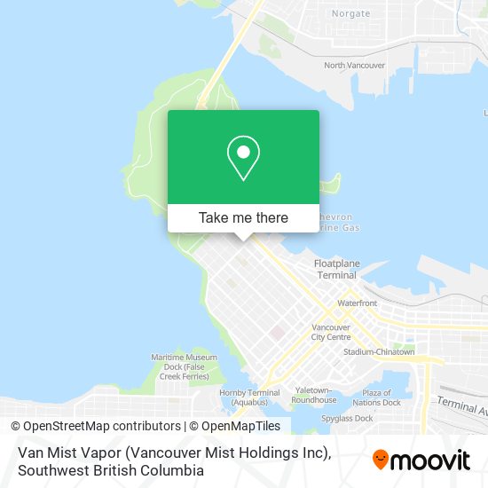 Van Mist Vapor (Vancouver Mist Holdings Inc) map
