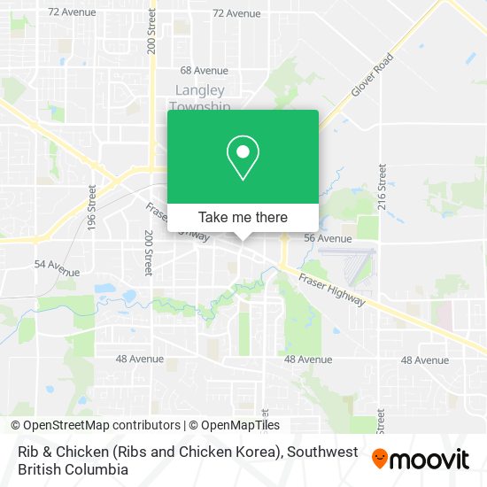 Rib & Chicken (Ribs and Chicken Korea) map