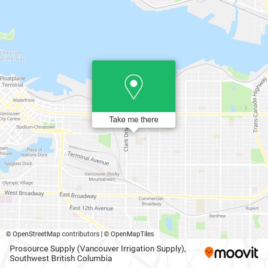 Prosource Supply (Vancouver Irrigation Supply) map