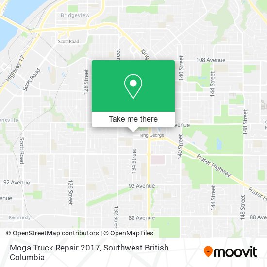 Moga Truck Repair 2017 map