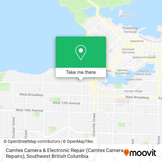 Camtex Camera & Electronic Repair (Camtex Camera Repairs) plan