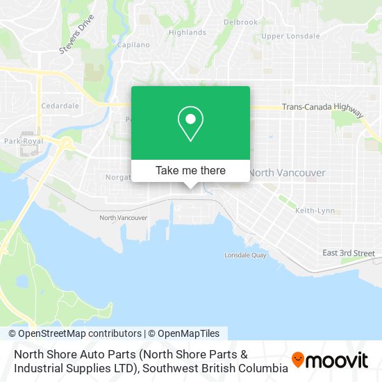 North Shore Auto Parts (North Shore Parts & Industrial Supplies LTD) map