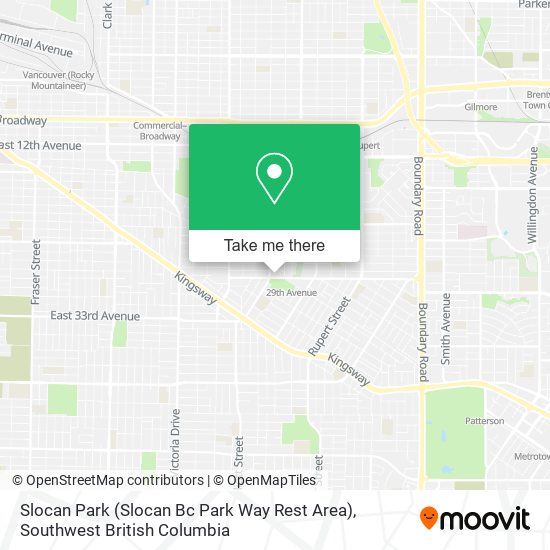 Slocan Park (Slocan Bc Park Way Rest Area) plan