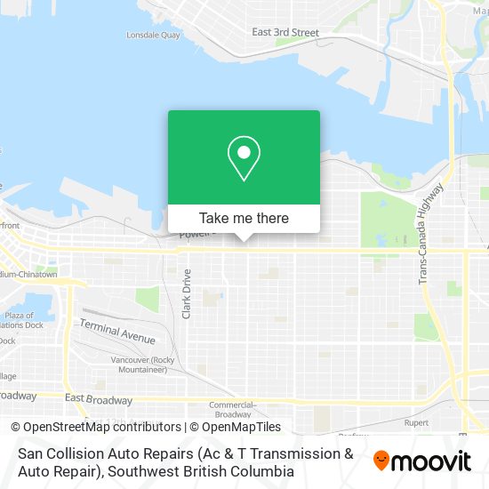 San Collision Auto Repairs (Ac & T Transmission & Auto Repair) map