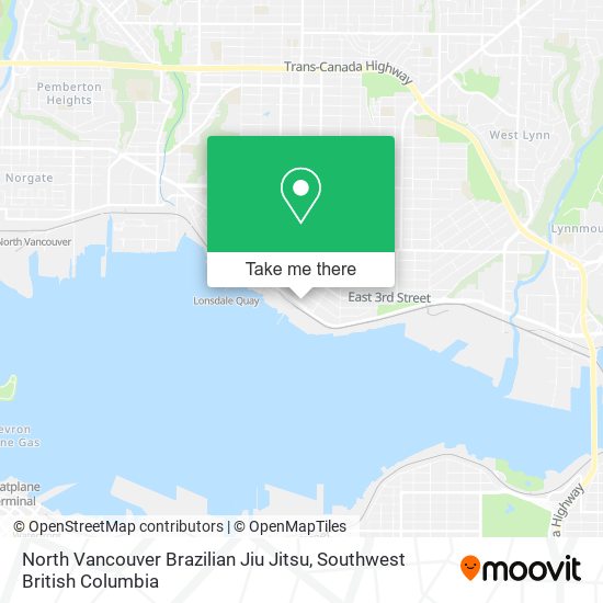 North Vancouver Brazilian Jiu Jitsu map