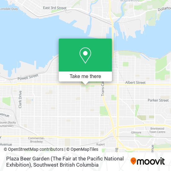 Plaza Beer Garden (The Fair at the Pacific National Exhibition) map