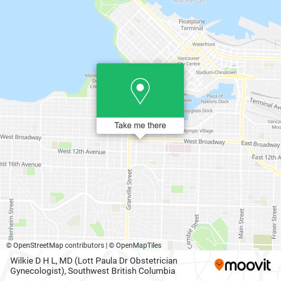 Wilkie D H L, MD (Lott Paula Dr Obstetrician Gynecologist) map